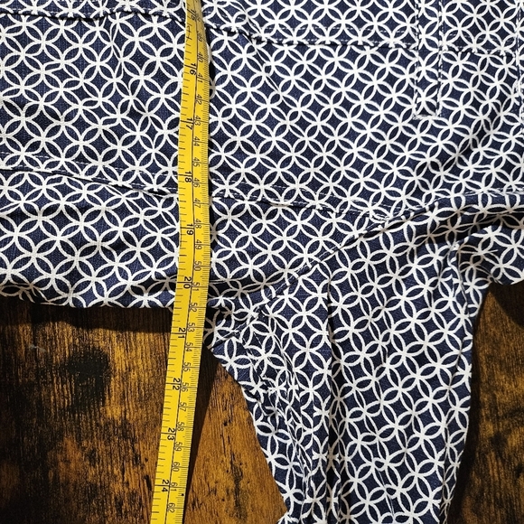 NEW Attyre Women's Open Lightweight Denim Jacket Large Geometric Abstract Large - Picture 8 of 9